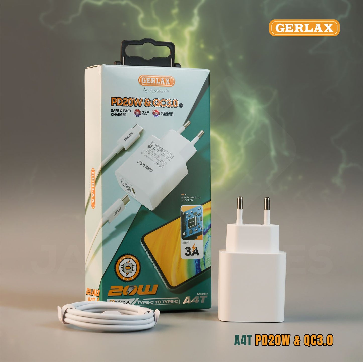 Fast Charger with 60W Type-C Cable