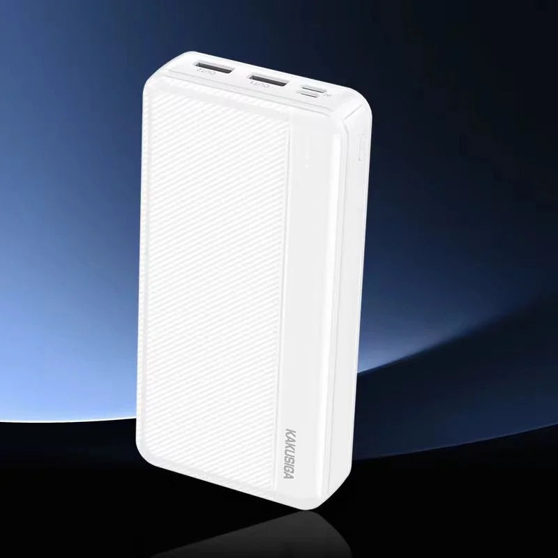 KAKUSIGA 20,000mAh Power Bank – Dual USB Output, Fast Charging